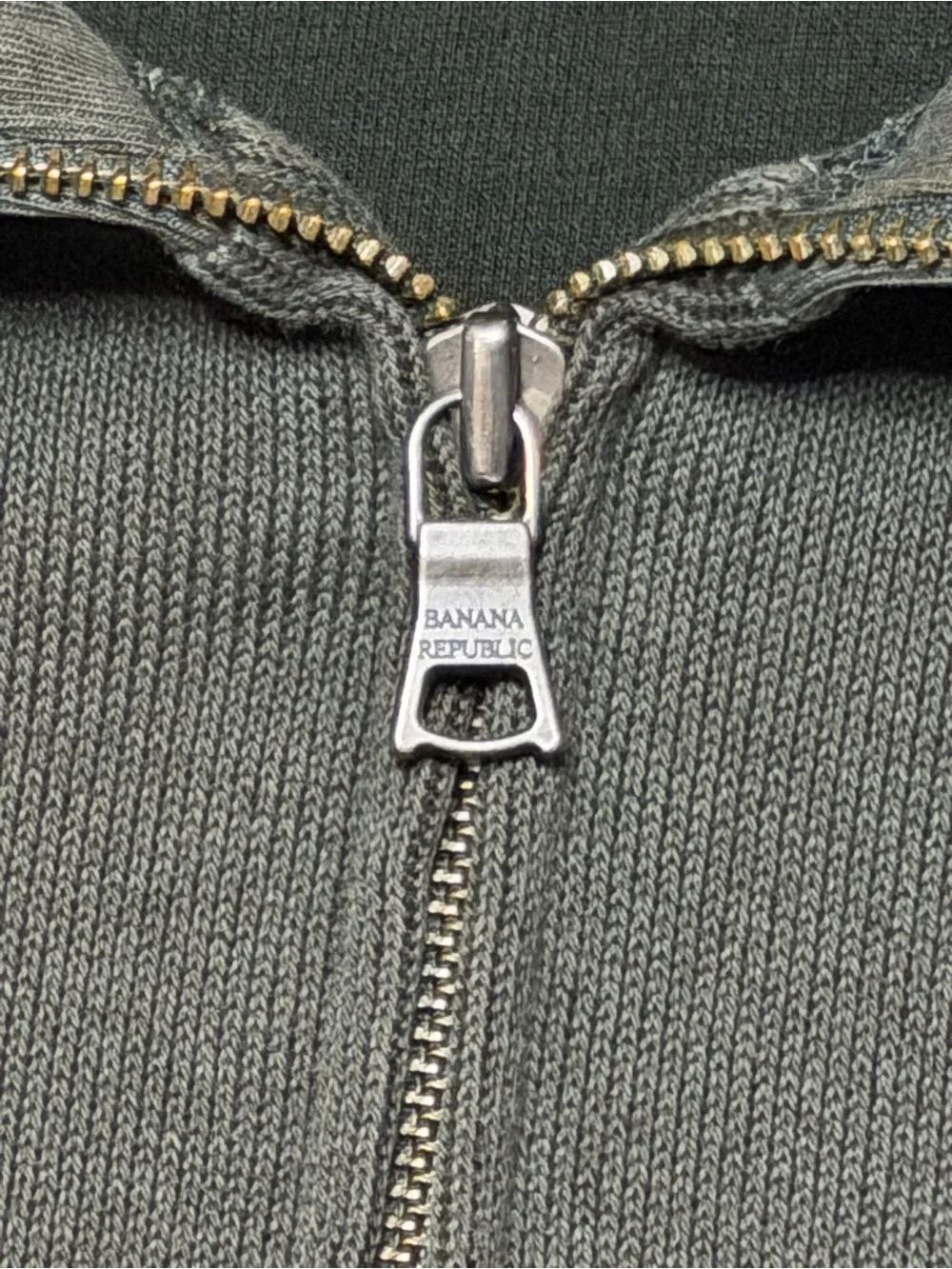 Banana Republic Men’s M Olive Green 100% Cotton Utility Jacket Fall 2006